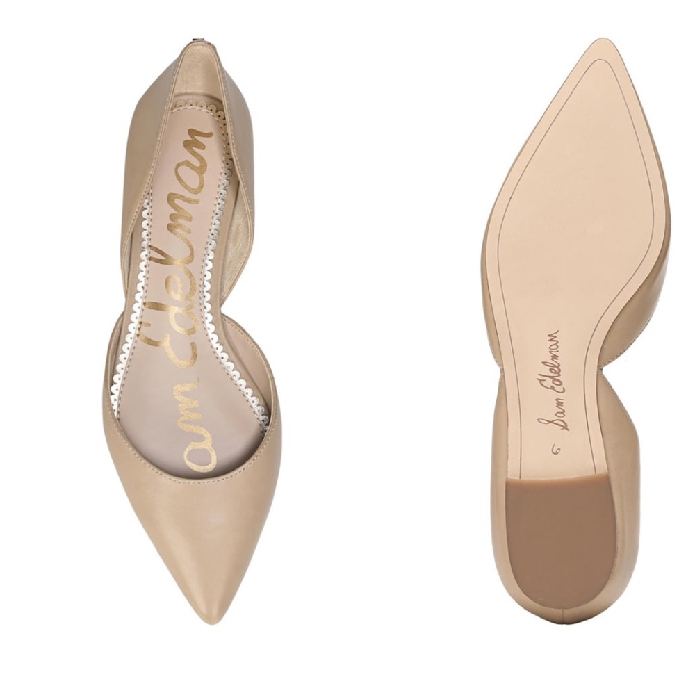 NWOT Sam Edelman Rodney Pointy Toe Flat Patent Leather SZ-9